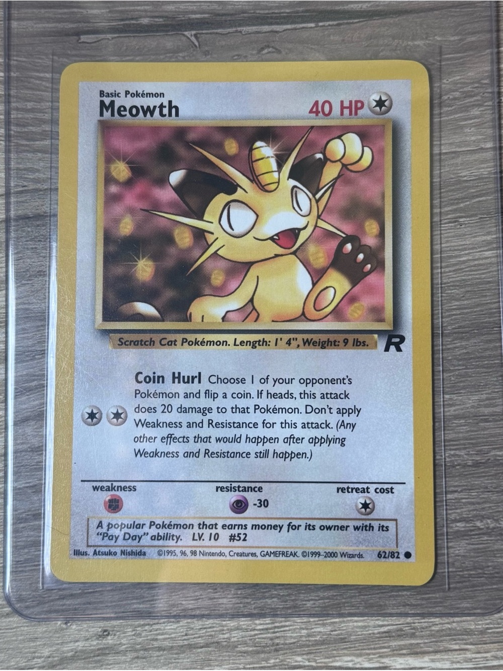 Meowth #62/Pokemon Team Rocket